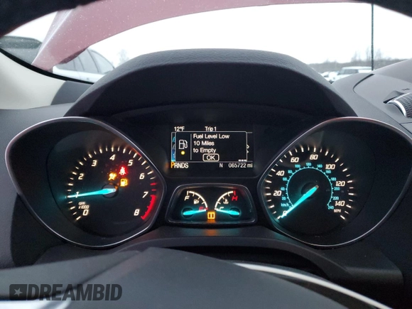 2016 Ford Escape Titanium with VIN 1FMCU9JXXGUA62330, listed as a Copart auction lot 45338705 with 65,722 mi miles and Salvage Title. Bid and sale history available at carsss.com. Image 9.
