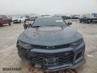 2019 Chevrolet Camaro ZL1 with VIN 1G1FK1R60K0111144, listed as a Copart auction lot 43147475 with 46,725 mi miles and Salvage Title. Bid and sale history available at carsss.com. Image 5.