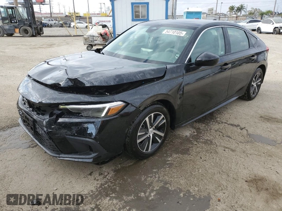 2024 Honda Civic LX z VIN 19XFL2H51RE022851, wystawiony jako Copart lot #54710105 z przebiegiem 16 873 mil mil oraz Szkoda całkowita • Salvage title. Historia ofert i sprzedaży dostępna na DreamBid. Obrazek 1.