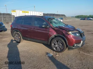 2020 Honda Passport EX-L with VIN 5FNYF8H52LB010552, listed as a IAAI auction lot 42645134 with 109,585 mi miles and . Bid and sale history available at DreamBid. Image 1.