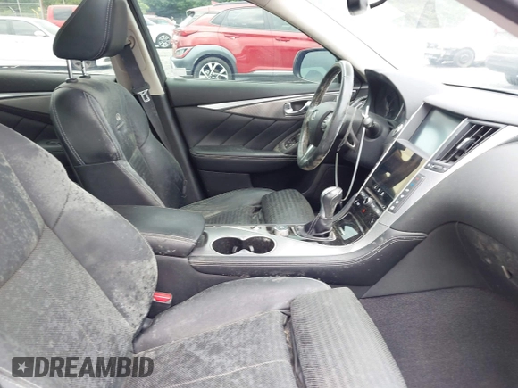 2014 Infiniti Q50 Hybrid Premium with VIN JN1AV7AP3EM690274, listed as a IAAI auction lot 42364775 with 123,315 mi miles and . Bid and sale history available at DreamBid. Image 5.