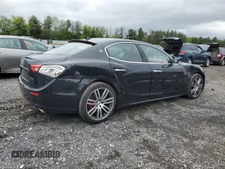 2017 Maserati Ghibli S Q4 with VIN ZAM57RTL3H1218740, listed as a Copart auction lot 55562515 with 72,554 mi miles and Salvage title. Bid and sale history available at DreamBid. Image 3.