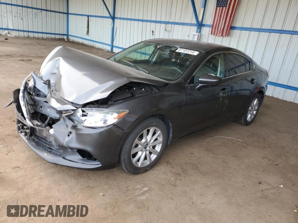 2014 Mazda 6 i Sport with VIN JM1GJ1U69E1150982, listed as a Copart auction lot 87107214 with Not Provided miles and Salvage Title. Bid and sale history available at DreamBid. Image 1.