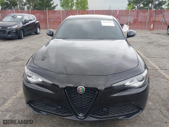 2021 Alfa Romeo Giulia Ti Sport with VIN ZARFAMBN5M7645723, listed as a IAAI auction lot 42057861 with 63,594 mi miles. Bid and sale history available at carsss.com. Image 12.