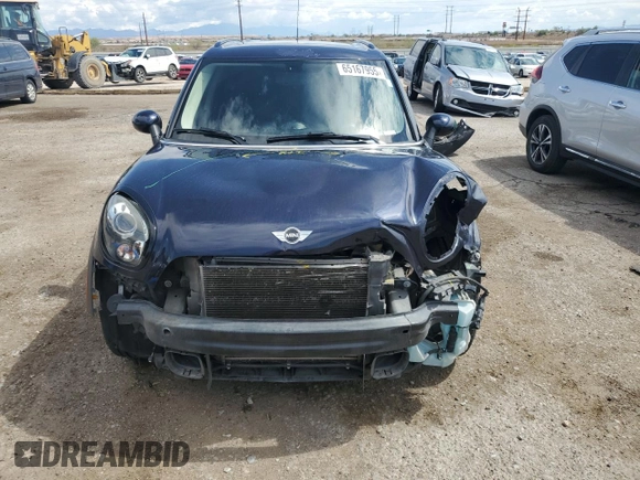 2016 MINI Countryman S with VIN WMWZC3C59GWT08439, listed as a Copart auction lot 65167955 with 76,336 mi miles and Salvage title. Bid and sale history available at DreamBid. Image 5.