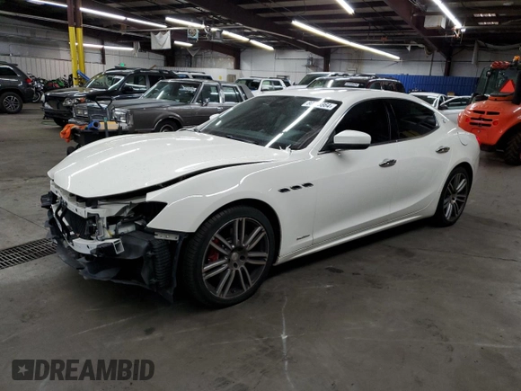 2018 Maserati Ghibli S Q4 GranLusso with VIN ZAM57YTL1J1292531, listed as a Copart auction lot 80343864 with 39,897 mi miles and Salvage Title. Bid and sale history available at carsss.com. Image 1.