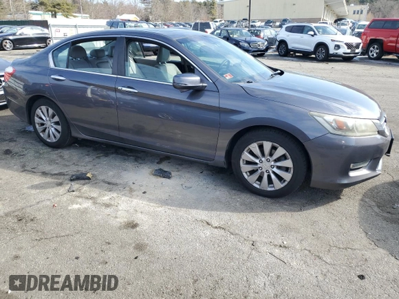 2013 Honda Accord EX-L with VIN 1HGCR2F81DA035112, listed as a Copart auction lot 46530925 with 175,759 mi miles and Salvage Title. Bid and sale history available at DreamBid. Image 4.