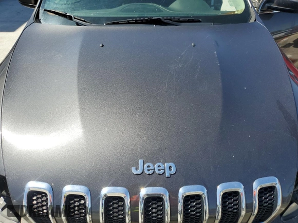 2014 Jeep Cherokee Latitude with VIN 1C4PJLCB7EW313870, listed as a Copart auction lot 48349105 with 217,624 mi miles and Salvage Title. Bid and sale history available at carsss.com. Image 12.