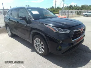 2021 Toyota Highlander Hybrid Limited with VIN 5TDYARAH8MS505859, listed as a IAAI auction lot 42751858 with 43,879 mi miles and . Bid and sale history available at DreamBid. Image 1.
