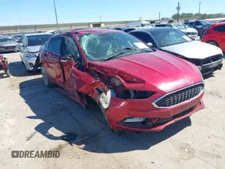 2017 Ford Fusion Titanium with VIN 3FA6P0K90HR184777, listed as a IAAI auction lot 41722188 with 116,654 mi miles. Bid and sale history available at carsss.com. Image 1.