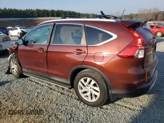 2015 Honda CR-V EX-L with VIN 2HKRM3H77FH502708, listed as a Copart auction lot 49065785 with 0 mi miles and Salvage Title. Bid and sale history available at carsss.com. Image 2.