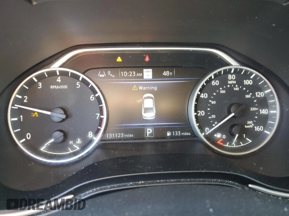 2020 Nissan Maxima SV with VIN 1N4AA6CV5LC363110, listed as a Copart auction lot 87853955 with 131,123 mi miles and Salvage Title. Bid and sale history available at carsss.com. Image 9.