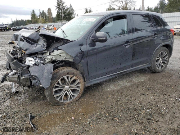 2017 Mitsubishi Outlander Sport ES 2.0 with VIN JA4AR3AU0HZ043171, listed as a Copart auction lot 50835345 with 91,624 mi miles and Salvage Title. Bid and sale history available at carsss.com. Image 1.