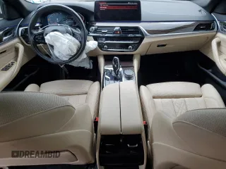 2021 BMW 5 Series 530i xDrive with VIN WBA13BJ07MCF93964, listed as a Copart auction lot 57125345 with 59,216 mi miles and Salvage title. Bid and sale history available at DreamBid. Image 8.