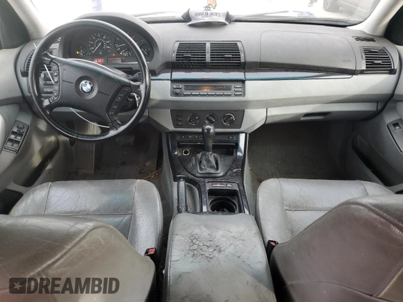 2002 BMW X5 3.0i with VIN 5UXFA53572LP54508, listed as a Copart auction lot 85008904 with 207,831 mi miles and Salvage Title. Bid and sale history available at carsss.com. Image 8.
