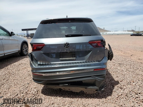 2022 Volkswagen Tiguan SE with VIN 3VV2B7AX4NM056780, listed as a Copart auction lot 55173915 with 79,165 mi miles and Salvage title. Bid and sale history available at DreamBid. Image 6.