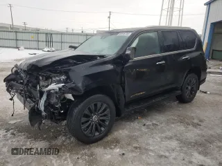 2022 Lexus GX with VIN JTJGM7BX7N5332935, listed as a Copart auction lot 43392755 with 41,816 mi miles and Salvage Title. Bid and sale history available at carsss.com. Image 1.