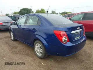 2013 Chevrolet Sonic LT with VIN 1G1JC5SH9D4160364, listed as a IAAI auction lot 42063359 with 111,222 mi miles and . Bid and sale history available at DreamBid. Image 3.
