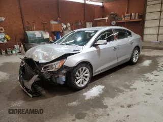 2015 Buick LaCrosse Leather with VIN 1G4GB5GR5FF282521, listed as a Copart auction lot 45970725 with 86,413 mi miles and Salvage Title. Bid and sale history available at DreamBid. Image 1.