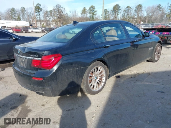 2015 BMW 7 Series 750Li xDrive with VIN WBAYF8C53FD655386, listed as a IAAI auction lot 41474678 with 122,160 mi miles and . Bid and sale history available at carsss.com. Image 4.
