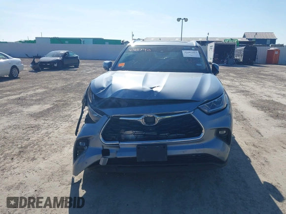 2023 Toyota Highlander L with VIN 5TDKDRAH9PS002343, listed as a IAAI auction lot 41607915 with 105,237 mi miles and . Bid and sale history available at DreamBid. Image 12.