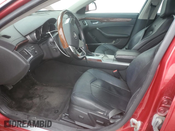 2012 Cadillac CTS Premium with VIN 1G6DS5E34C0130933, listed as a Copart auction lot 45604365 with 166,180 mi miles and Salvage Title. Bid and sale history available at DreamBid. Image 7.