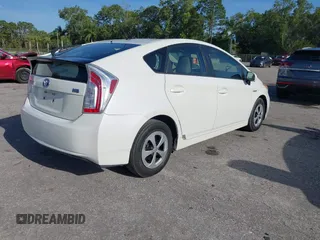 2013 Toyota Prius One with VIN JTDKN3DU5D1632145, listed as a IAAI auction lot 41955924 with 93,171 mi miles. Bid and sale history available at carsss.com. Image 4.