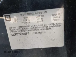 2007 Cadillac CTS z VIN 1G6DP577870167815, wystawiony jako IAAI lot #41500142 z przebiegiem 147 716 mil mil oraz . Historia ofert i sprzedaży dostępna na DreamBid. Obrazek 9.