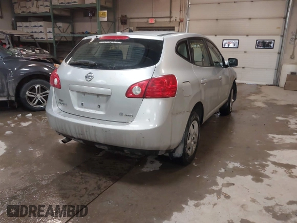 2009 Nissan Rogue S with VIN JN8AS58V79W444793, listed as a IAAI auction lot 41580727 with 183,911 mi miles. Bid and sale history available at carsss.com. Image 4.