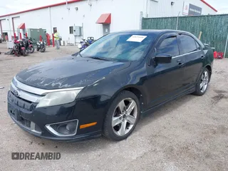 2010 Ford Fusion SPORT with VIN 3FAHP0KC2AR166100, listed as a IAAI auction lot 42033608 with 228,630 mi miles. Bid and sale history available at carsss.com. Image 2.
