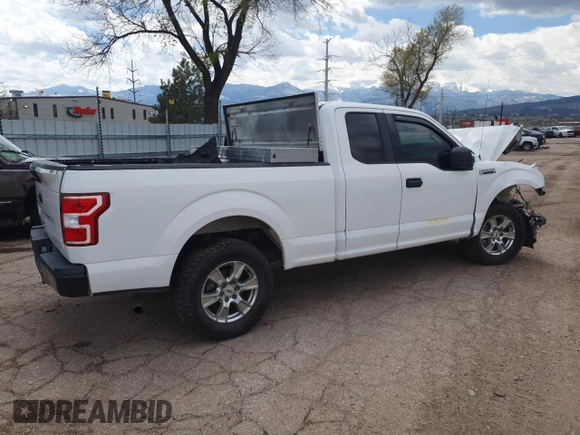 2018 Ford F-150 XL с VIN 1FTEX1EB0JKD11189, выставлен на аукционе Copart как лот 55776095 с пробегом 109 388 миль миль и Списание • Salvage title. История ставок и продаж доступна на DreamBid. Изображение 3.