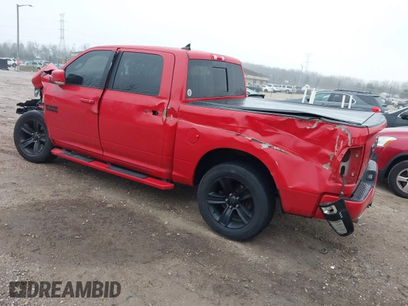 2018 Ram 1500 Sport z VIN 1C6RR7MT1JS161612, wystawiony jako IAAI lot #40943059 z przebiegiem Nie podano mil oraz . Historia ofert i sprzedaży dostępna na DreamBid. Obrazek 3.