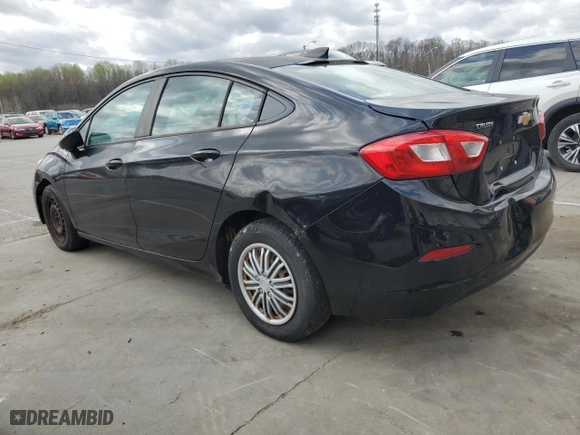 2017 Chevrolet Cruze LS with VIN 1G1BC5SM9H7107010, listed as a Copart auction lot 46476225 with 117,657 mi miles and Clean Title. Bid and sale history available at carsss.com. Image 2.