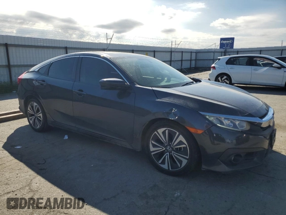 2017 Honda Civic Sedan EX-T with VIN 2HGFC1F39HH655078, listed as a Copart auction lot 48373685 with 101,106 mi miles and Salvage Title. Bid and sale history available at carsss.com. Image 4.