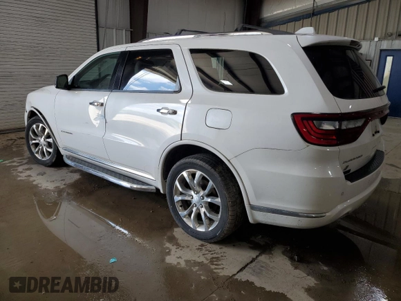 2018 Dodge Durango Citadel Anodized Platinum with VIN 1C4SDJET4JC101127, listed as a Copart auction lot 62551585 with 143,357 mi miles and Salvage title. Bid and sale history available at DreamBid. Image 2.