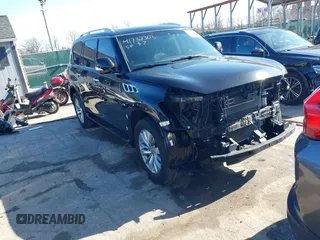 2017 Infiniti QX80 with VIN JN8AZ2NEXH9153684, listed as a IAAI auction lot 41737303 with 87,515 mi miles and . Bid and sale history available at DreamBid. Image 1.