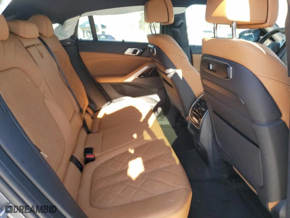 2024 BMW X6 xDrive40i with VIN 5UX33EX02R9S94029, listed as a Copart auction lot 46694355 with 0 mi miles and Salvage Title. Bid and sale history available at carsss.com. Image 10.