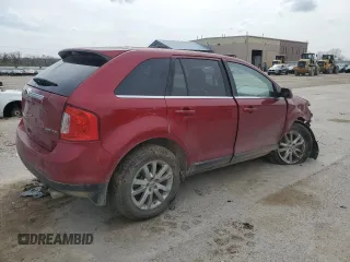 2014 Ford Edge Limited with VIN 2FMDK3KC9EBA24920, listed as a Copart auction lot 51482385 with 130,999 mi miles and Salvage Title. Bid and sale history available at carsss.com. Image 3.