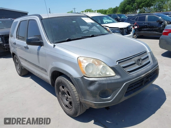 2005 Honda CR-V LX with VIN JHLRD685X5C011434, listed as a IAAI auction lot 42018369 with 234,993 mi miles and . Bid and sale history available at DreamBid. Image 1.