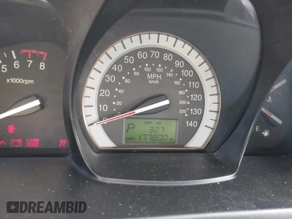 2008 Kia Spectra with VIN KNAFE161285011272, listed as a IAAI auction lot 42303490 with 177,800 mi miles and . Bid and sale history available at DreamBid. Image 7.