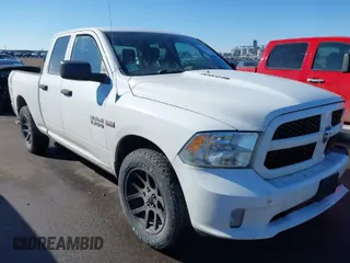 2014 Ram 1500 Express with VIN 1C6RR7FTXES119572, listed as a IAAI auction lot 41655142 with 143,232 mi miles. Bid and sale history available at carsss.com. Image 1.