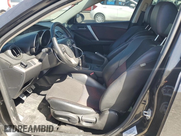 2012 Mazda 3 Mazdaspeed3 Touring with VIN JM1BL1L48C1681124, listed as a Copart auction lot 49603835 with 122,382 mi miles and Salvage Title. Bid and sale history available at DreamBid. Image 7.
