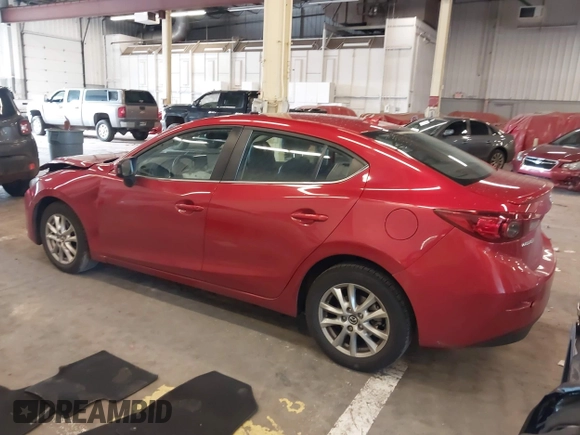 2014 Mazda 3 i Grand Touring with VIN JM1BM1W70E1202281, listed as a IAAI auction lot 41946081 with 55,536 mi miles and . Bid and sale history available at DreamBid. Image 3.