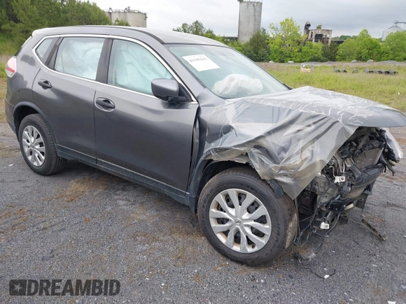 2016 Nissan Rogue S with VIN JN8AT2MV6GW131099, listed as a IAAI auction lot 41185415 with 107,302 mi miles. Bid and sale history available at carsss.com. Image 1.