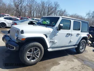 2020 Jeep Wrangler Unlimited Sahara with VIN 1C4HJXEN7LW180589, listed as a IAAI auction lot 41784143 with 58,955 mi miles. Bid and sale history available at carsss.com. Image 15.