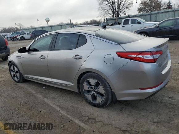 2013 Kia Optima Hybrid EX with VIN KNAGM4AD6D5041007, listed as a Copart auction lot 82535894 with 137,306 mi miles and Salvage Title. Bid and sale history available at carsss.com. Image 2.