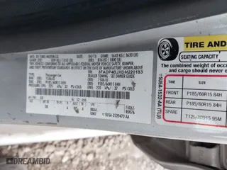 2013 Ford Fiesta SE with VIN 3FADP4BJXDM220183, listed as a IAAI auction lot 42026592 with 153,396 mi miles. Bid and sale history available at carsss.com. Image 9.