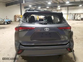 2023 Toyota Highlander L with VIN 5TDKDRBHXPS527572, listed as a Copart auction lot 49588745 with 0 mi miles and Salvage Title. Bid and sale history available at carsss.com. Image 6.