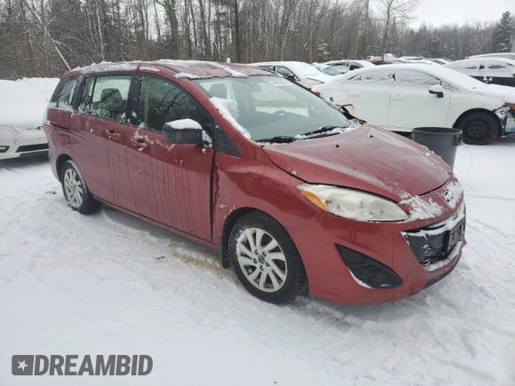 2013 Mazda 5 Touring with VIN JM1CW2CL0D0152721, listed as a Copart auction lot 44023665 with 179,588 mi miles and Clean Title. Bid and sale history available at carsss.com. Image 4.