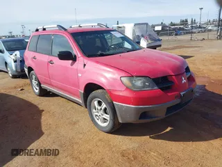 2003 Mitsubishi Outlander LS with VIN JA4LZ31G33U045473, listed as a IAAI auction lot 41611741 with 187,554 mi miles. Bid and sale history available at carsss.com. Image 1.